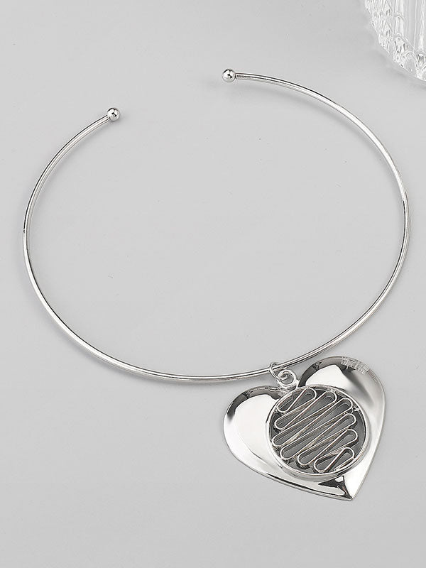 Heart Shape Hollow Necklaces Accessories