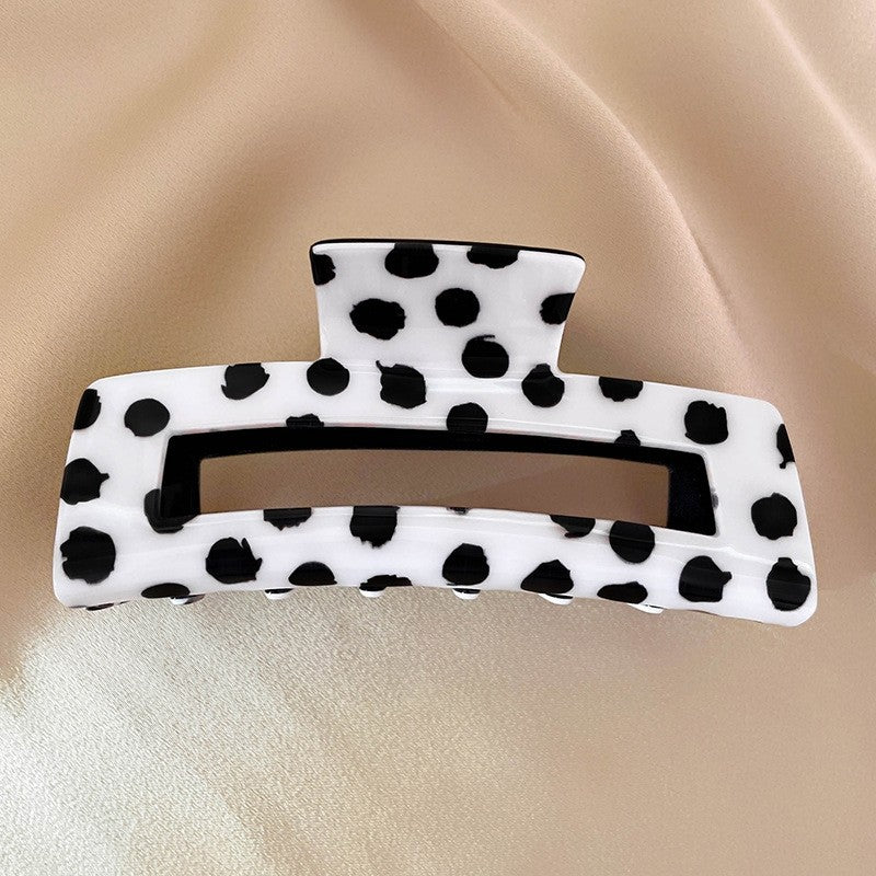 Fashion Checkerboard Houndstooth Hair Claw Clip