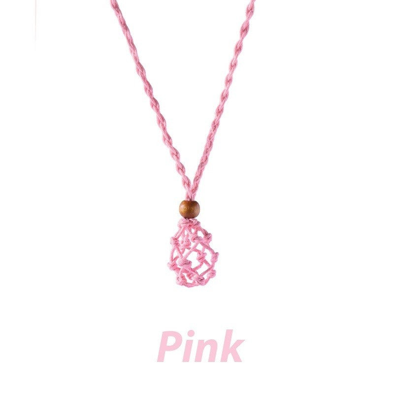 Mesh Woven Necklace Pendant