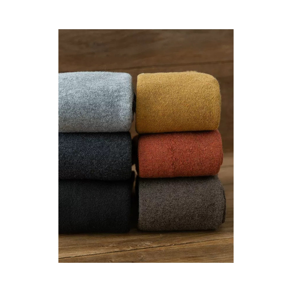 Casual Solid Skinny Sweat-Absorbing Keep Warm Solid Color Socks Accessories