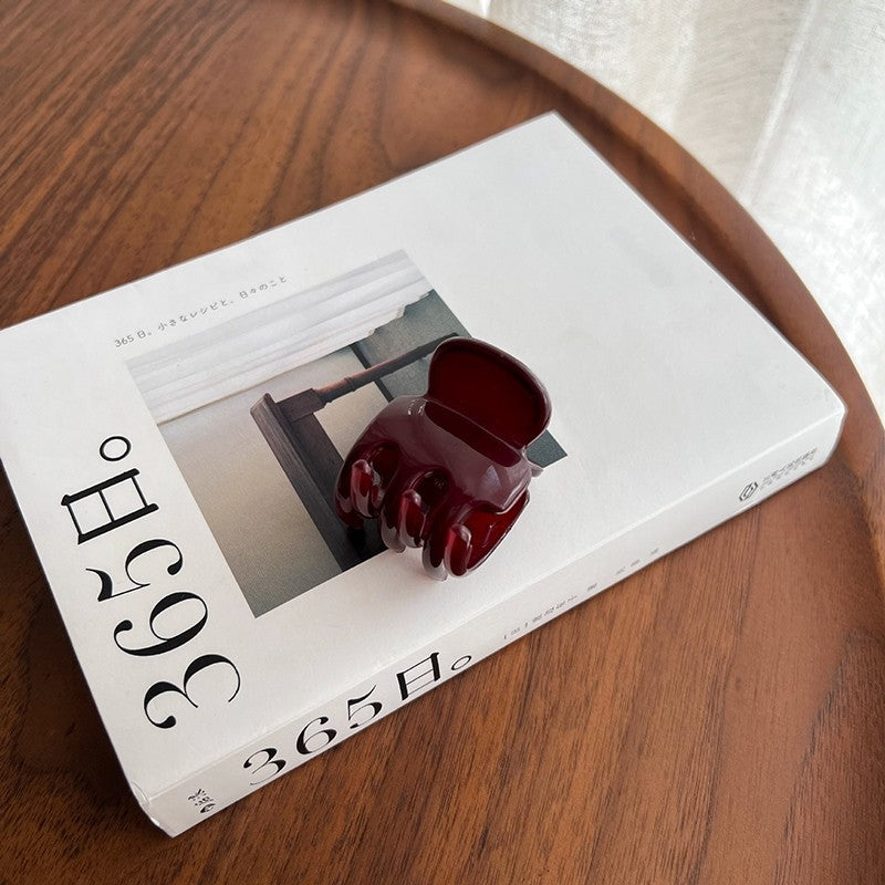 Solid Color Small Hair Claw Clip