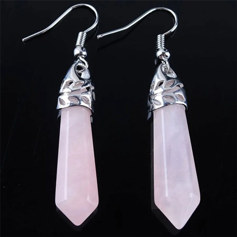 Hexagonal Stud Earrings Fashion