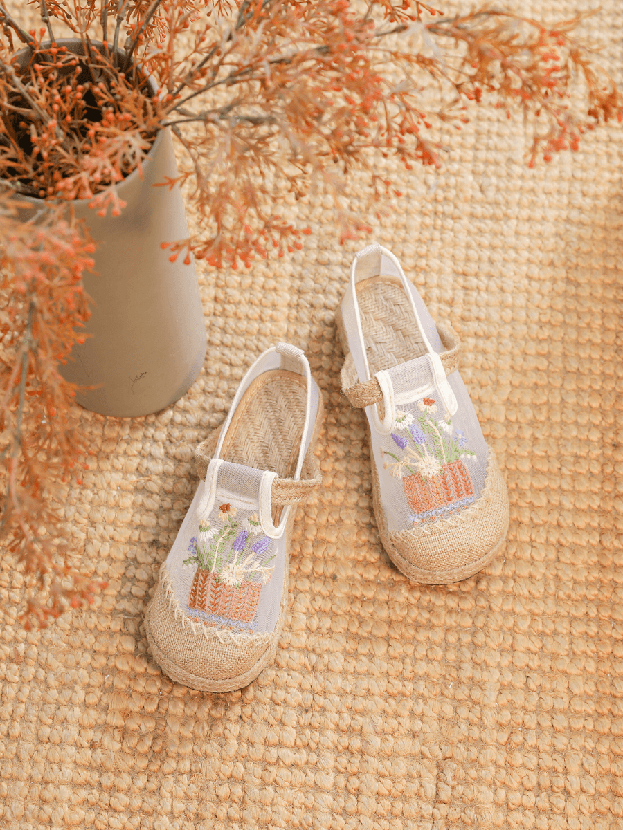 Garden Gala Embroidered Mesh Loafer