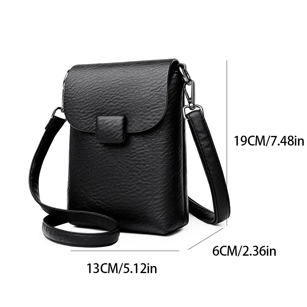 Small Crossbody Phone Bag Flap Purse for Women