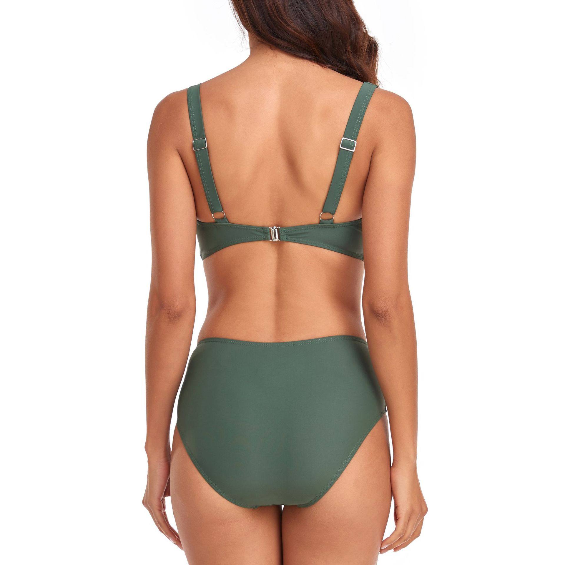 New Cross-Front Bikini Set For Women, One-Drop Shipping