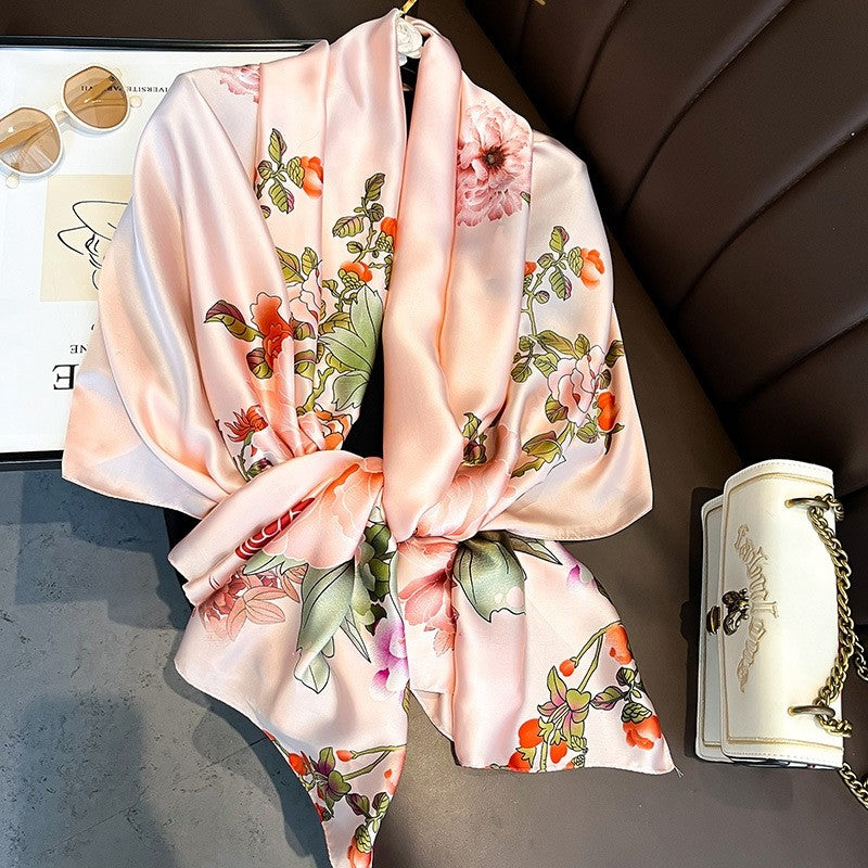 Long  Printed Pattern  Scarf