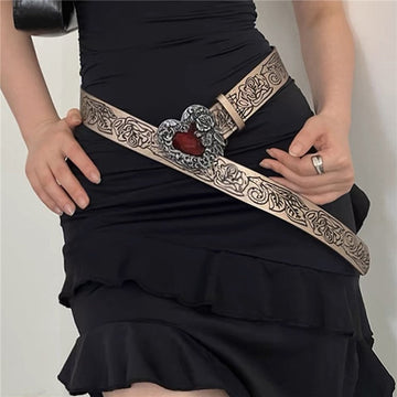 Fashionable PU Wide Belt