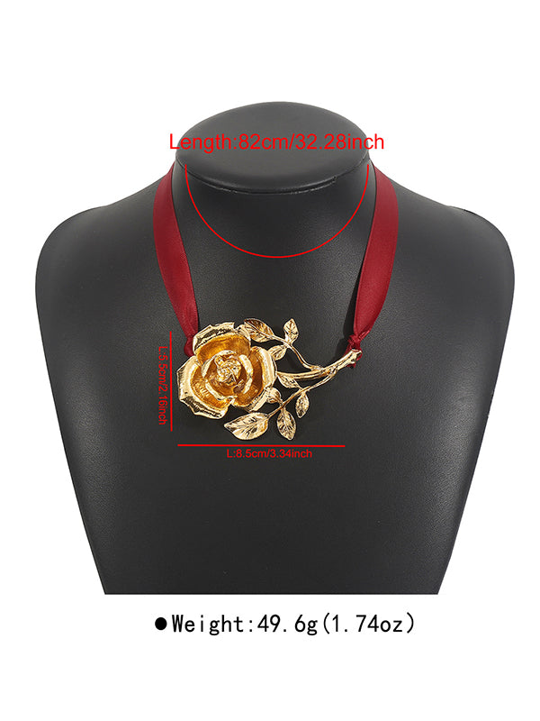 Flower Shape Necklaces Accessories