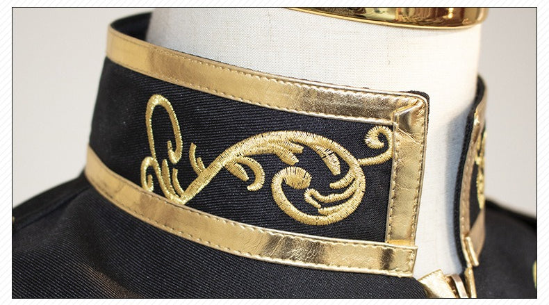 Medieval Court Style Embroidered Blazer for Men