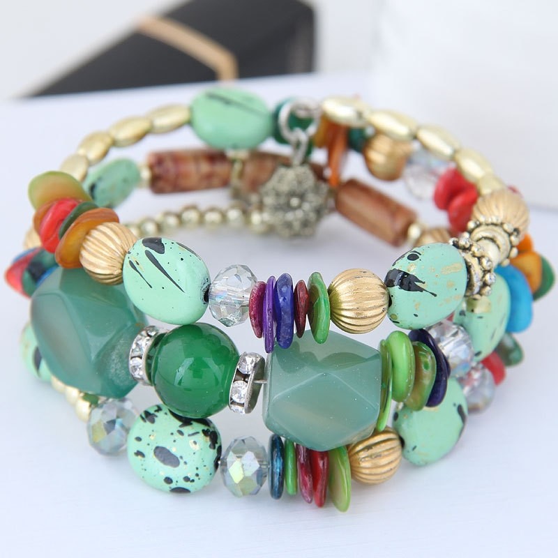 Fashion Beaded Multi-Layer Wrap Bracelet