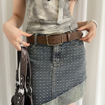 Fashionable PU Wide Belt