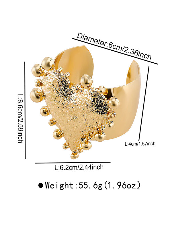 Geometric Heart Shape Ringent Bracelet Accessories