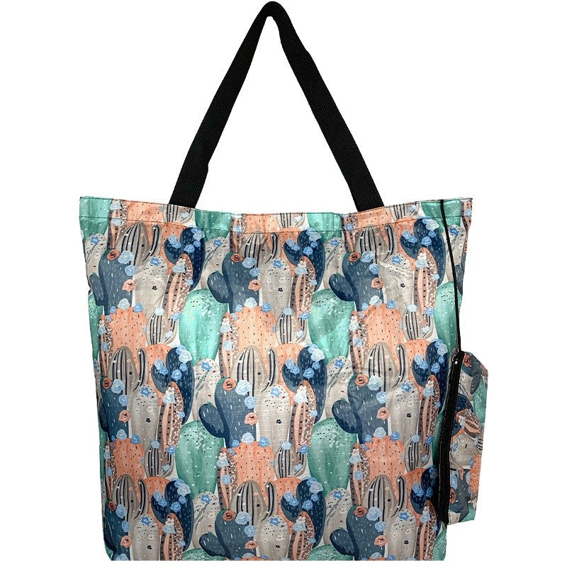 Foldable Printed Shopping Tote Bag