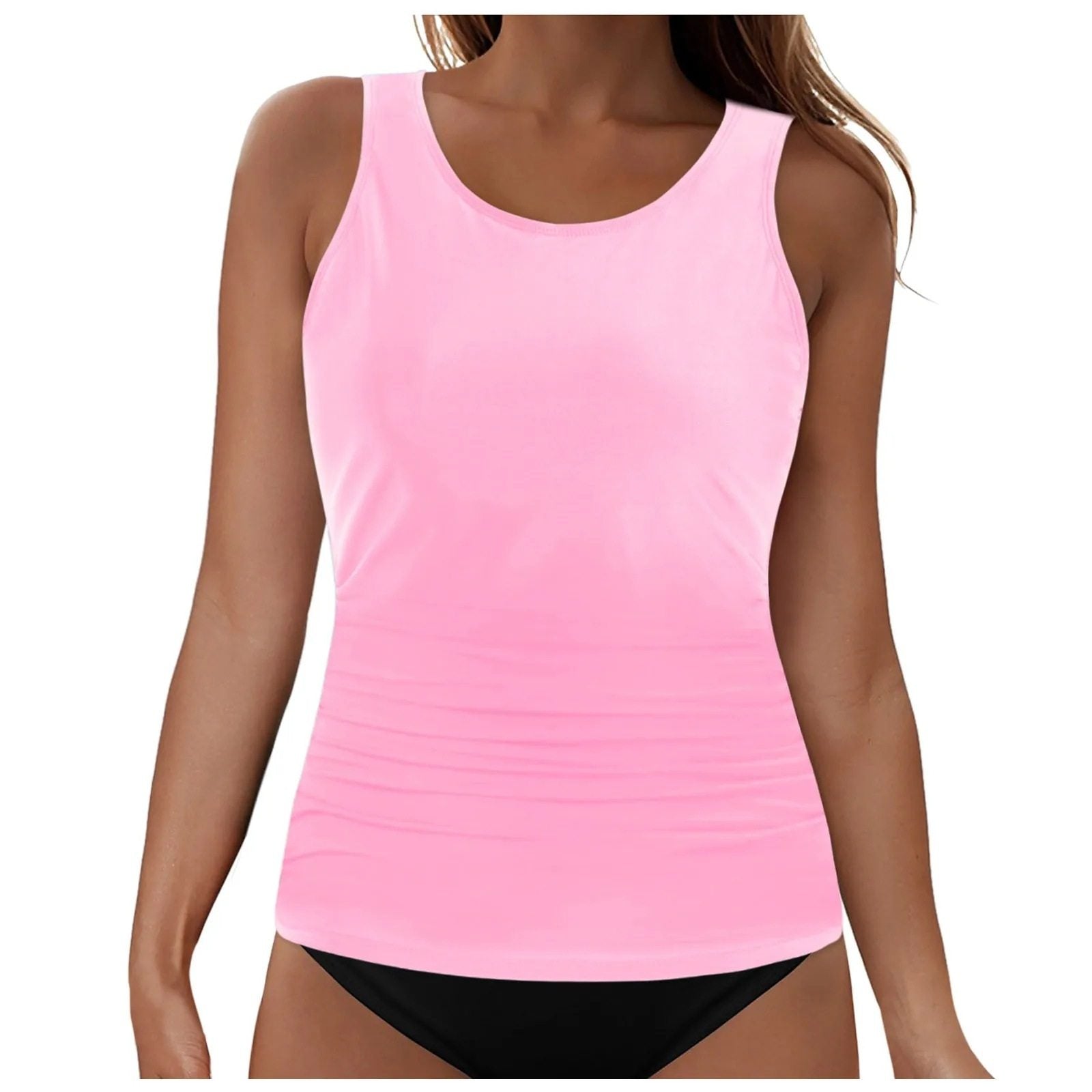 Solid Color Bikini Top For Beach And Hot Spring