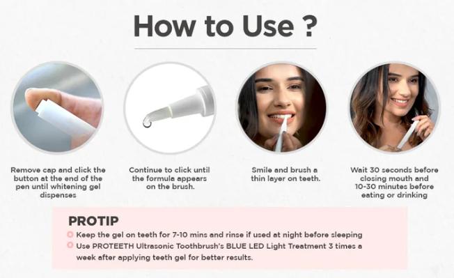 Pearl White Pen - A Whiter Smile in 30 Seconds - 1+1 FREE