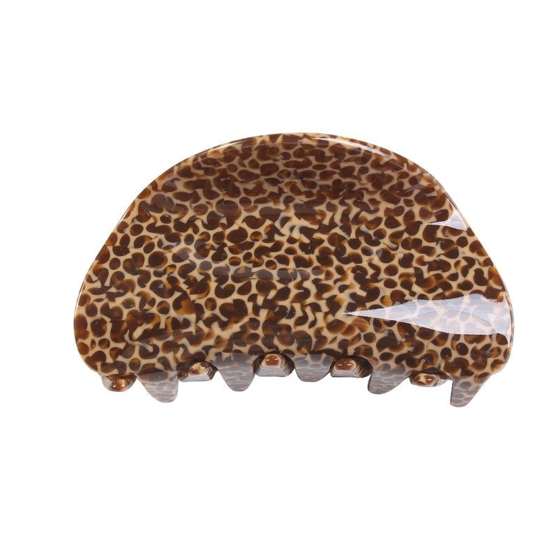 Vintage Dotted Leopard Hair Claw Clip