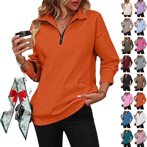 The AuraLuxe Half-Zip - Effortless Off-Duty Style - 50% OFF