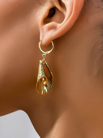 Normcore Geometric Drop Earrings