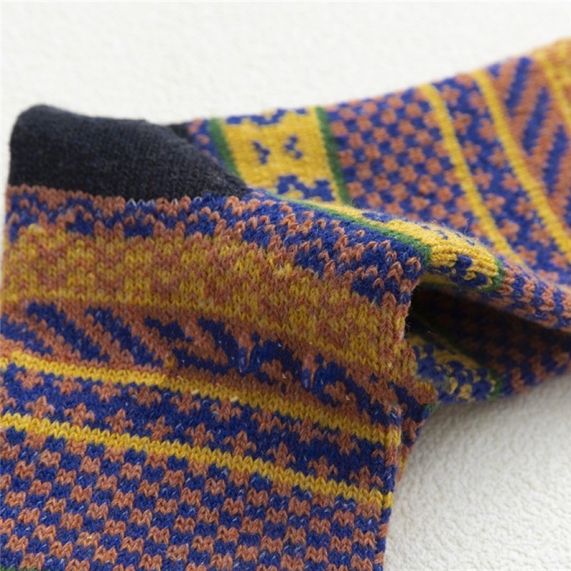 Thick Wear-Resisting Absorb Sweat Wool Sock(A Set Of Five Pairs)