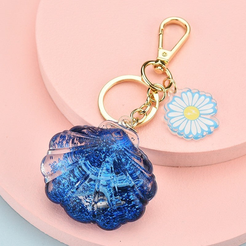 Cartoon Shell Keychain Pendant
