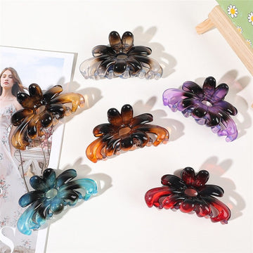 Durable Elegant Floral Hair Claw Clip