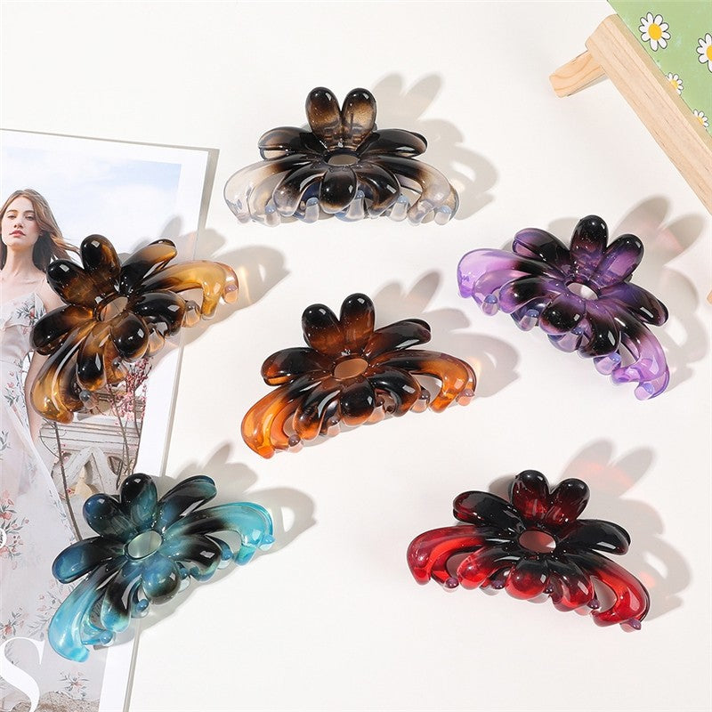 Durable Elegant Floral Hair Claw Clip
