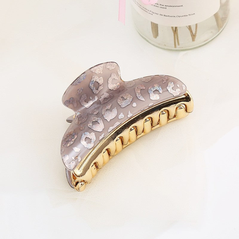 Fashion Acrylic Print Hair Claw Clip