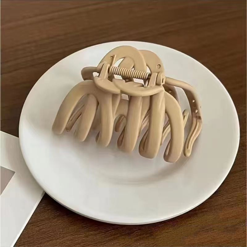 Simple Solid Color Claw Clip