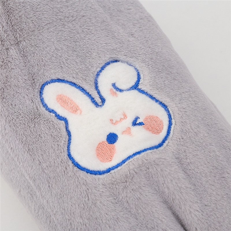 Cartoon Embroidered Warm Arm Sleeves