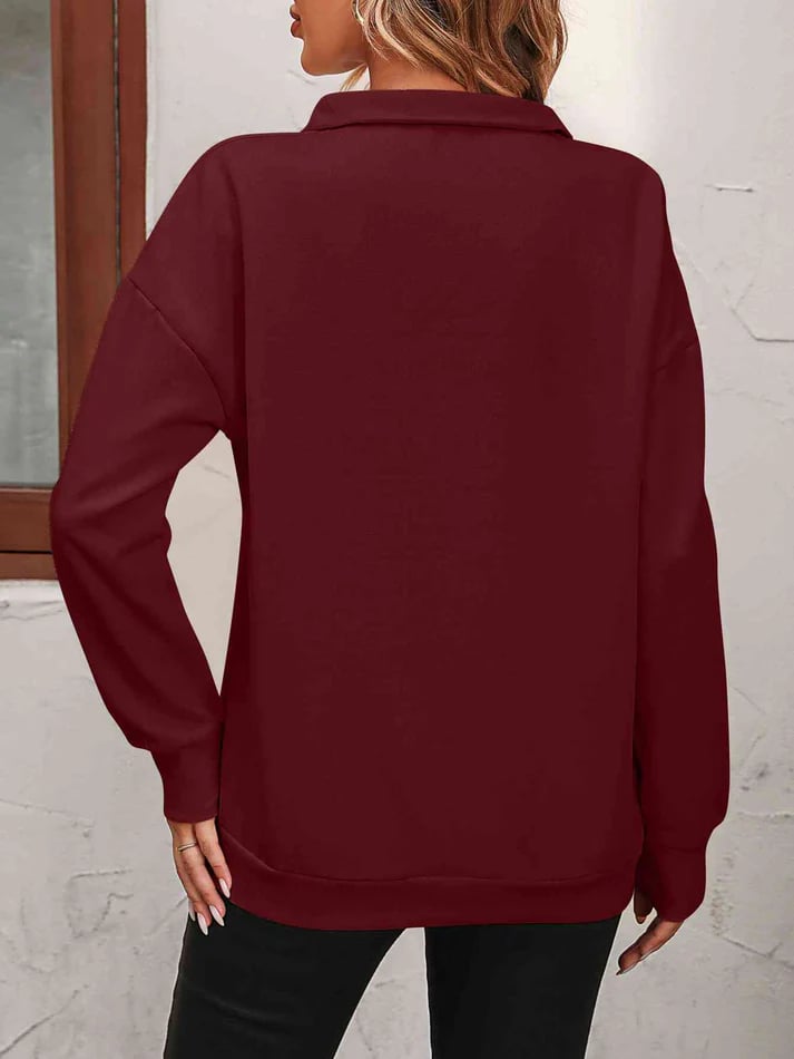 The Effortless Quarter-Zip Pullover - Your Perfect Spring & Fall Layer + 50% OFF