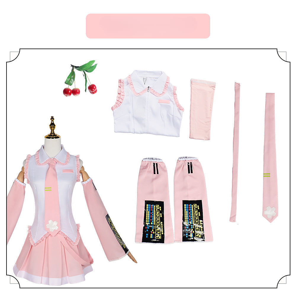 Hatsune Miku Cosplay Costume Anime Outfit Set | Virtual Idol 2D Cosplay