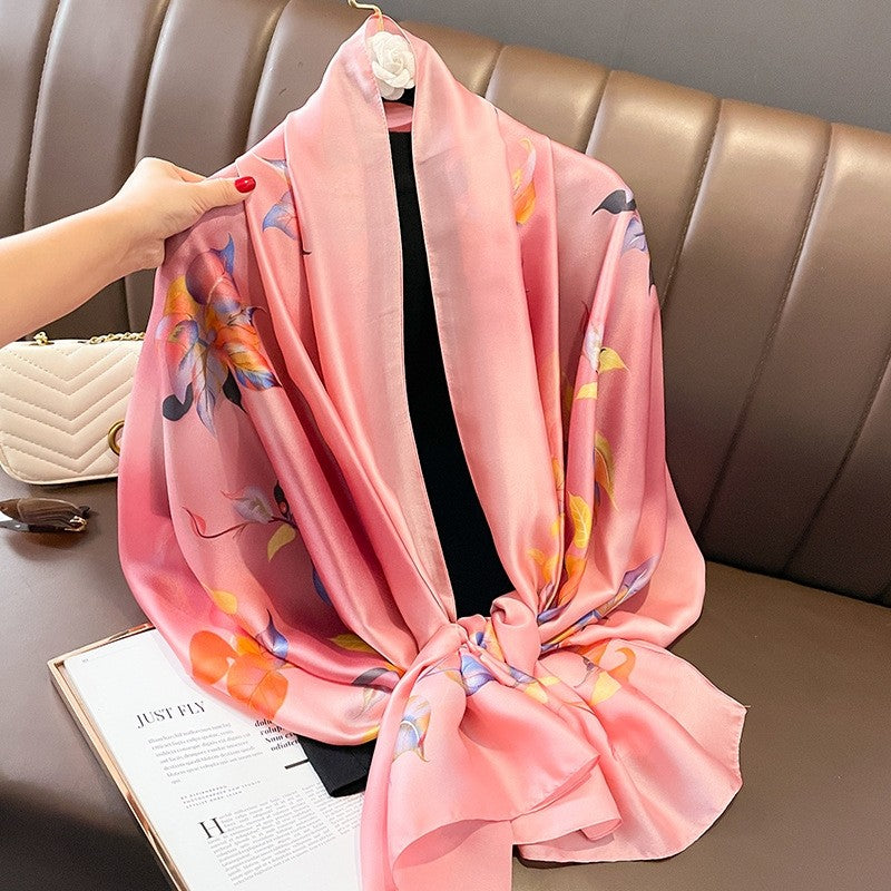 Long  Printed Pattern  Scarf