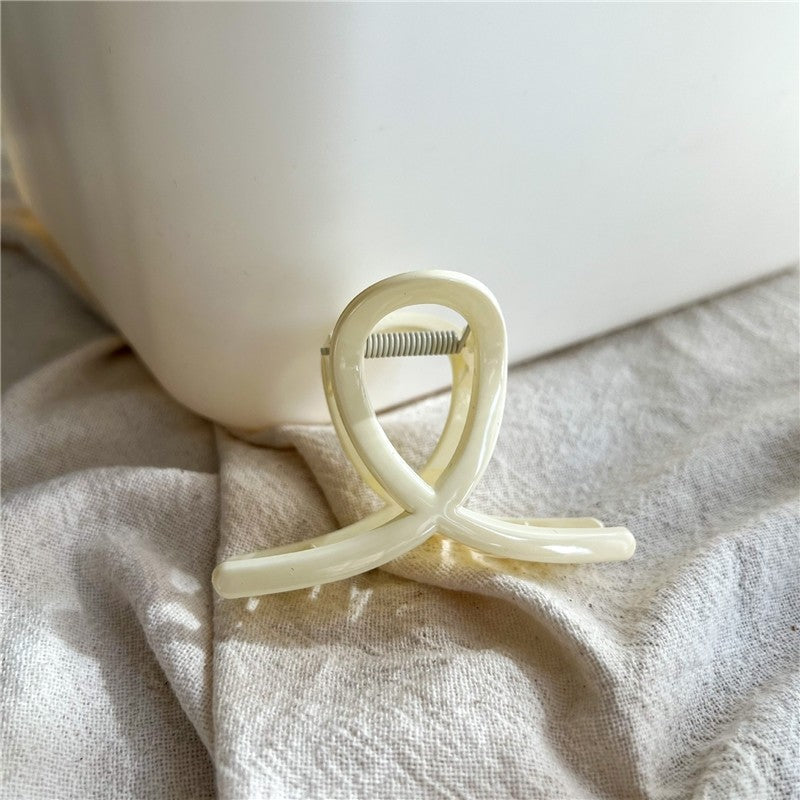 Morandi Color Loop Hair Claw Clip