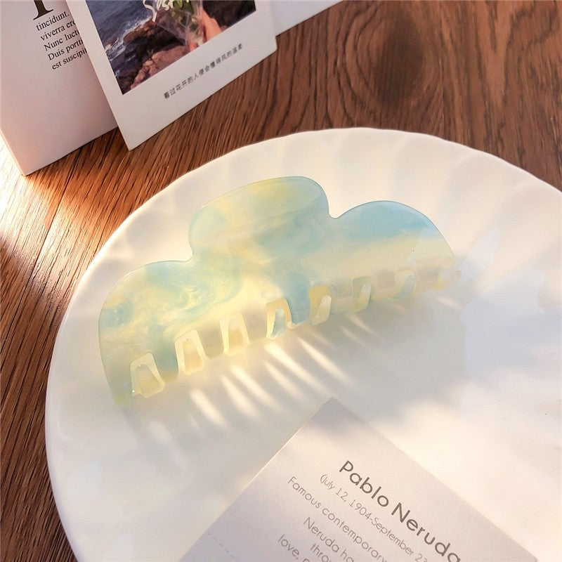 Acrylic Sweet Gradient Hair Claw Clip