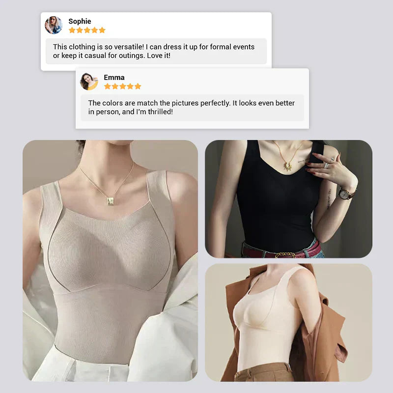 The ThermoSculpt Cami - Built-in Bra, Built for Winter +  50% OFF