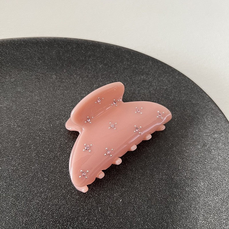 Chic Rhinestone Acetate Hair Claw Clip