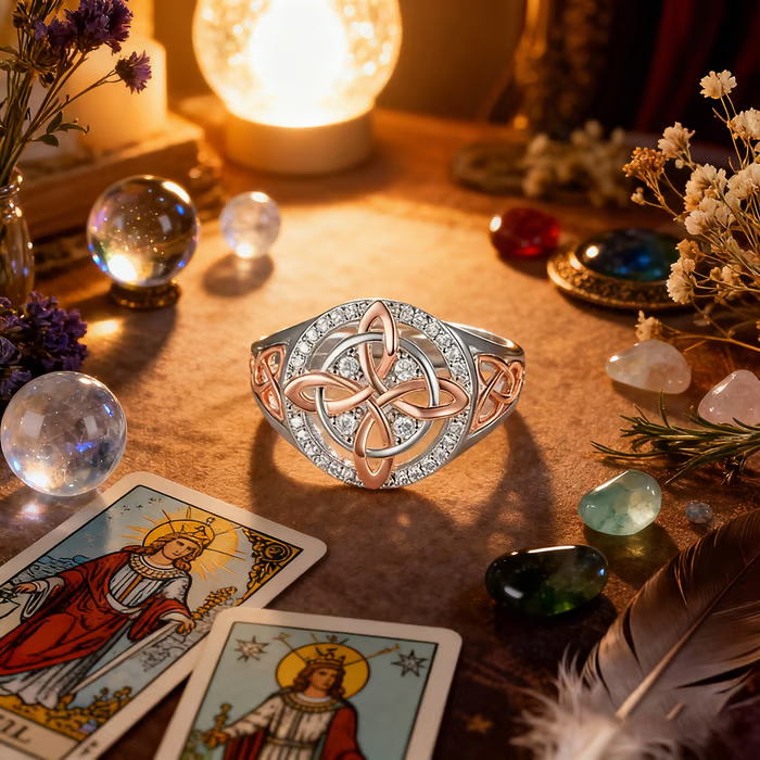 The ReturnKnot Protection Ring - Handmade for Security, Luck, and Confidence + 50% OFF