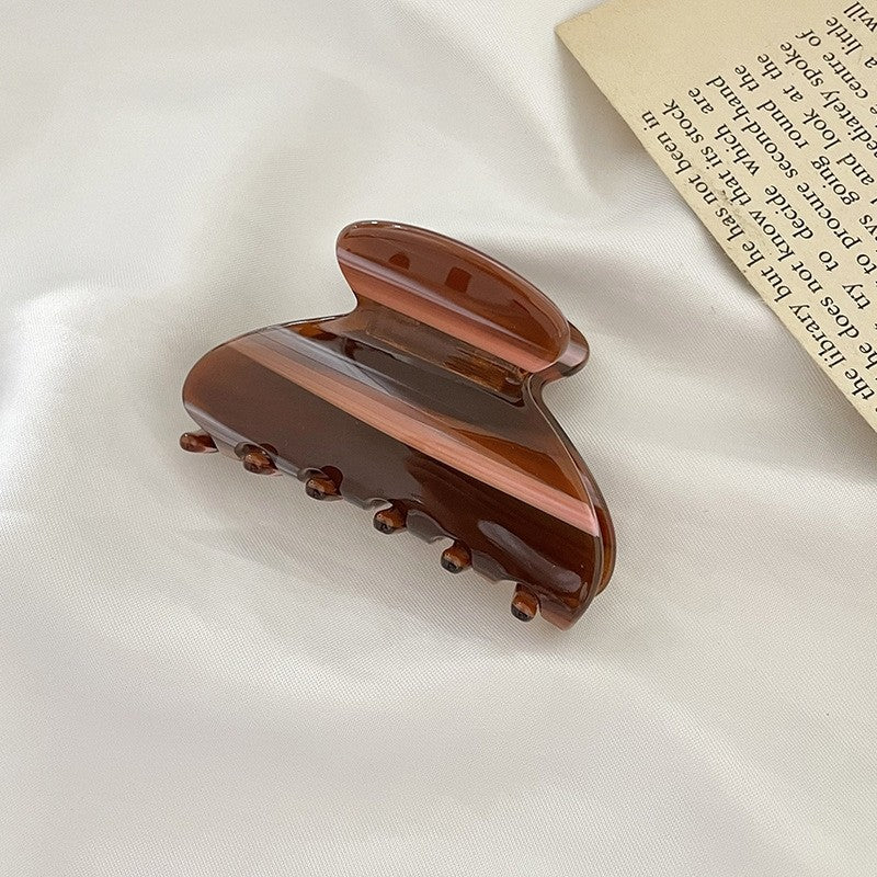 Wood Grain Hair Claw Clip