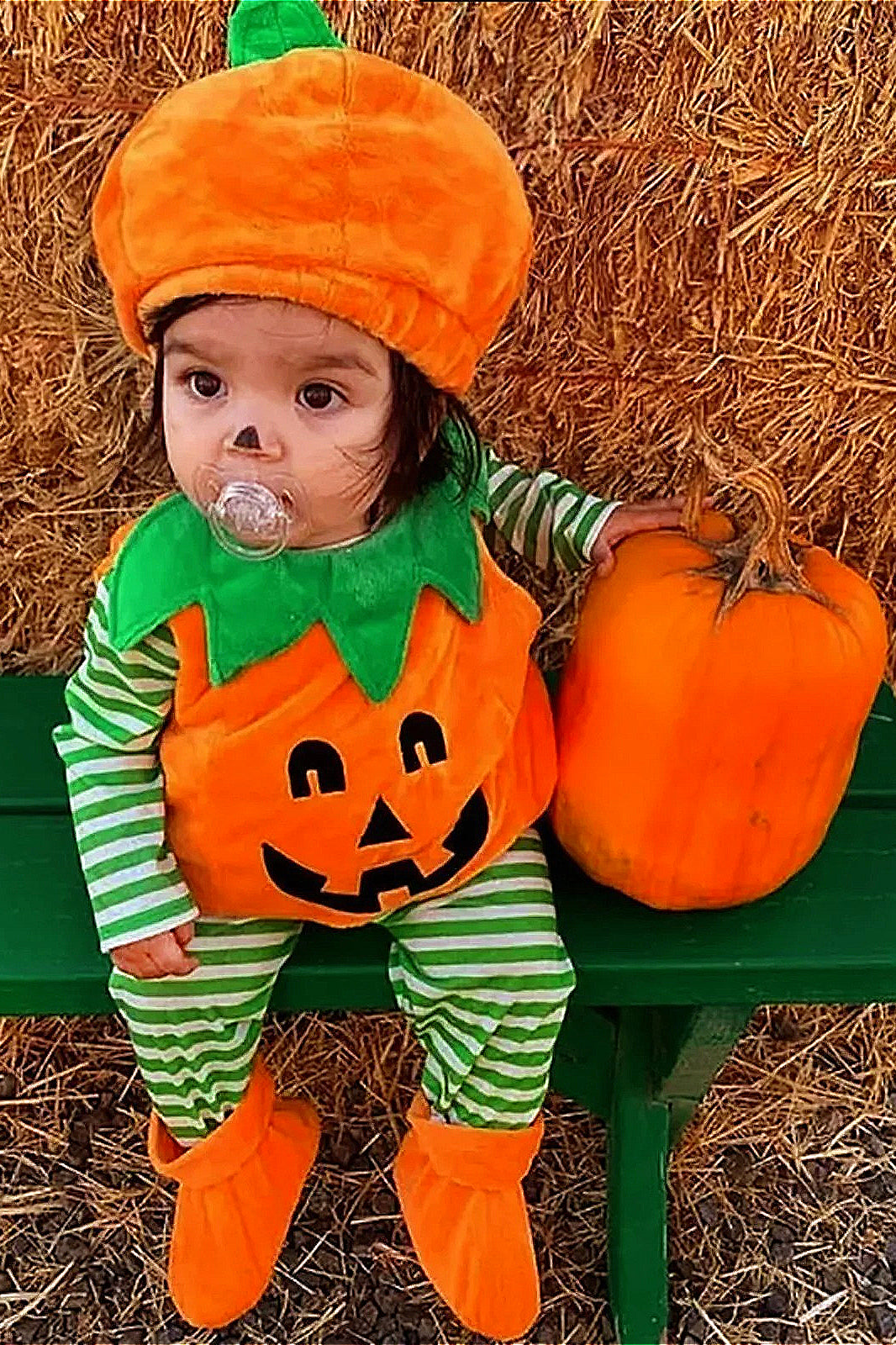 Baby Pumpkin Suit Kid Halloween