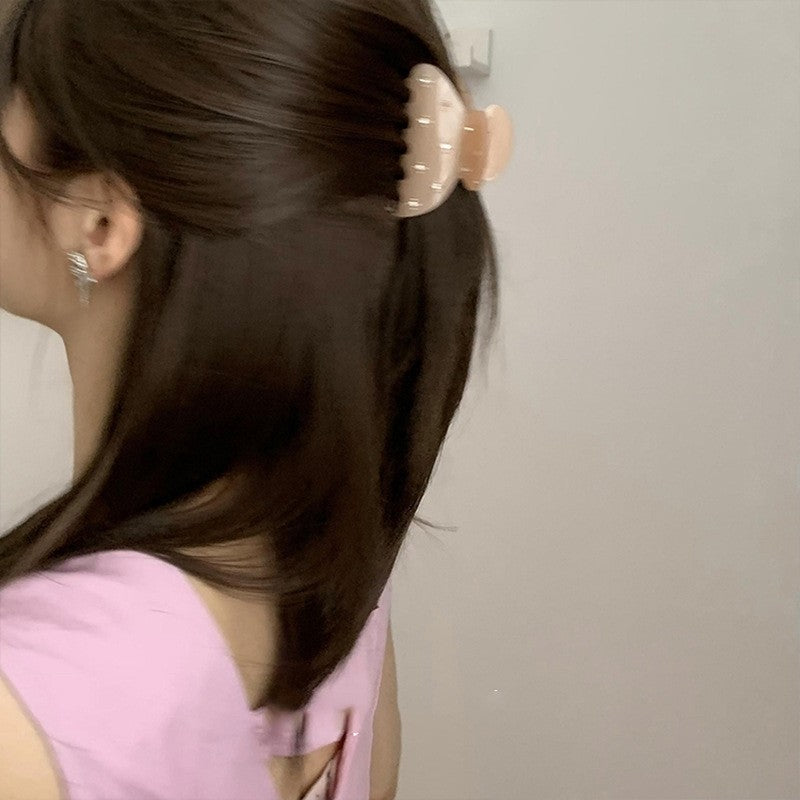 Chic Rhinestone Acetate Hair Claw Clip