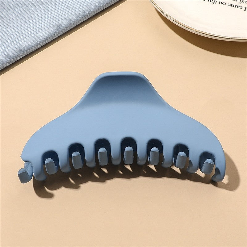 Matte Blue Multi Shape Claw Clip