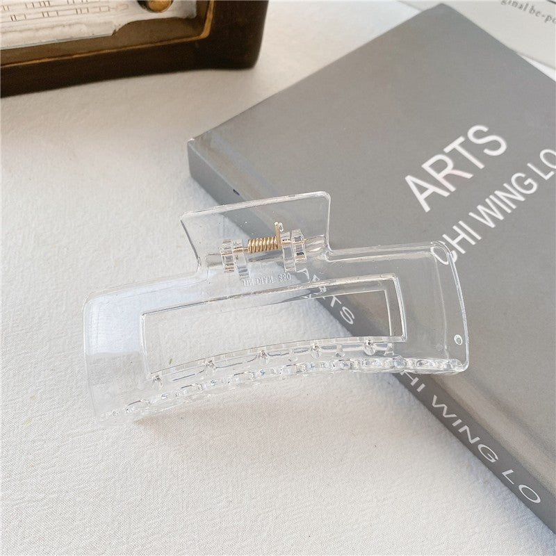 Solid Color Tie-Dye Claw Clip