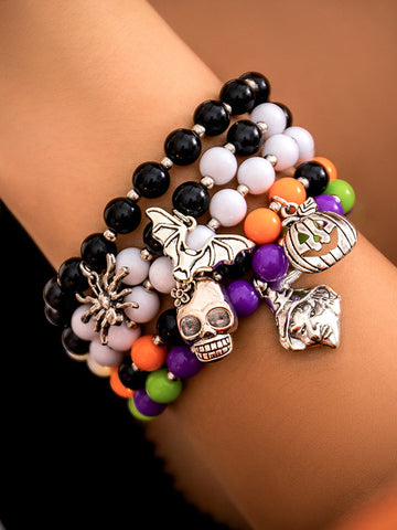 Contrast Color Geometric Bracelet Accessories