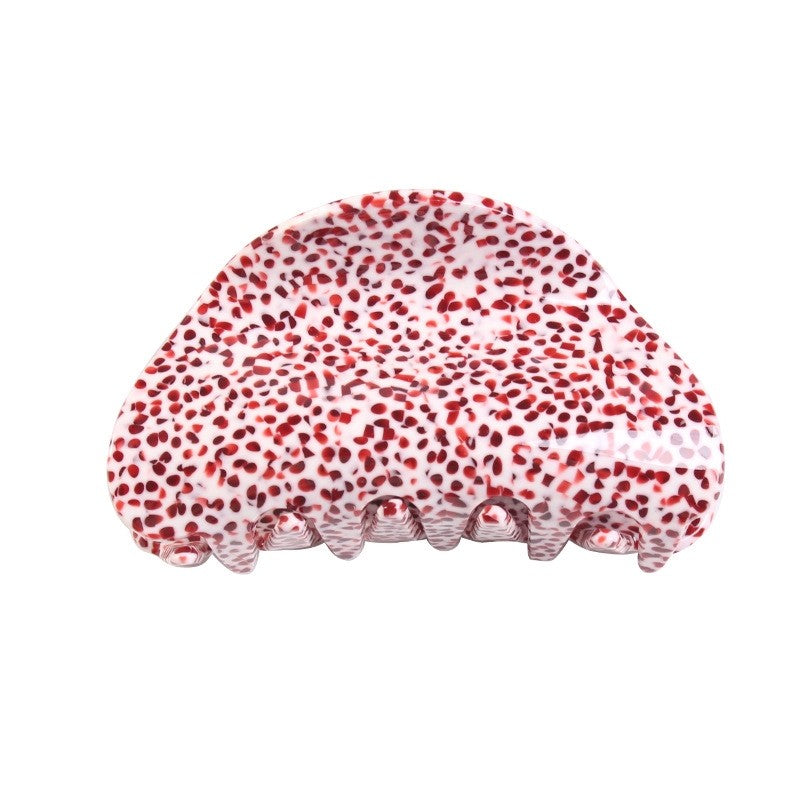 Vintage Dotted Leopard Hair Claw Clip