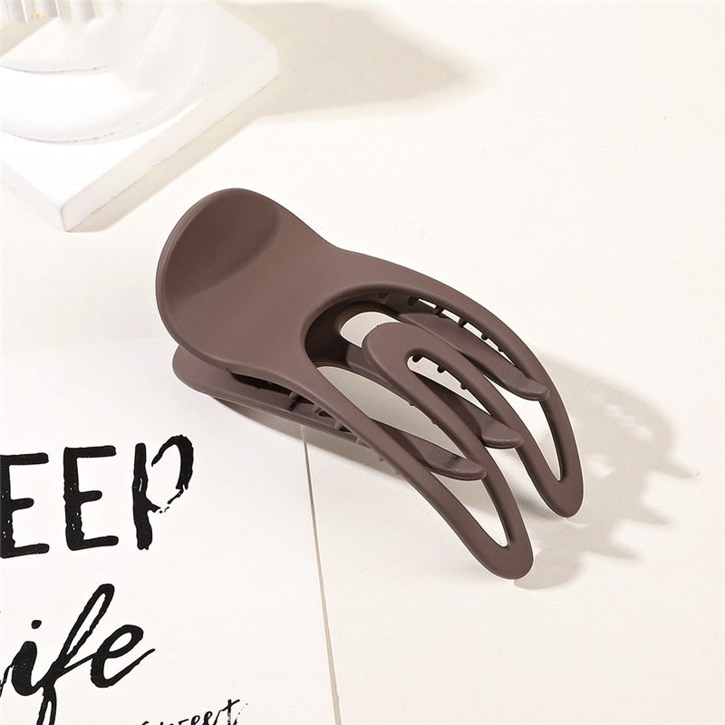 Minimalist Hair Clip Concave Coiffure Duckbill Claw Clip