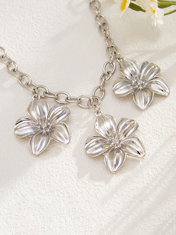 Flower Shape Necklaces Accessories