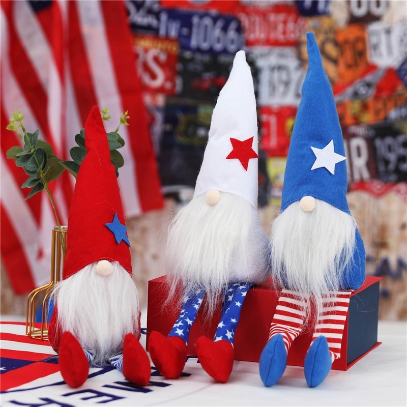 Patriotic Gnome Decorations For Independence Day