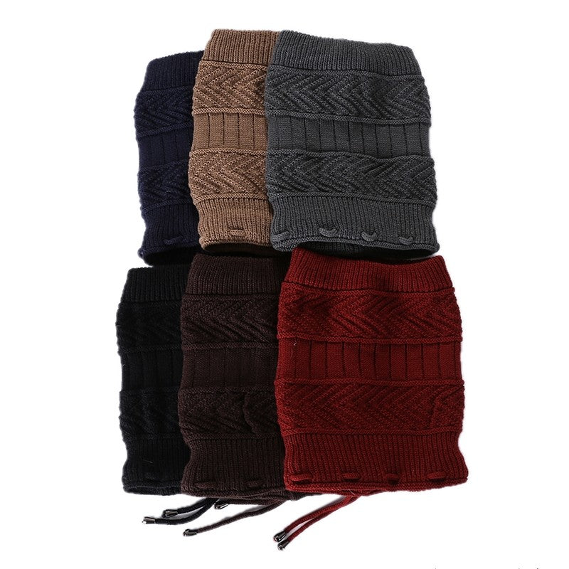 Dual Purpose Knitted Neck Warmer Beanie