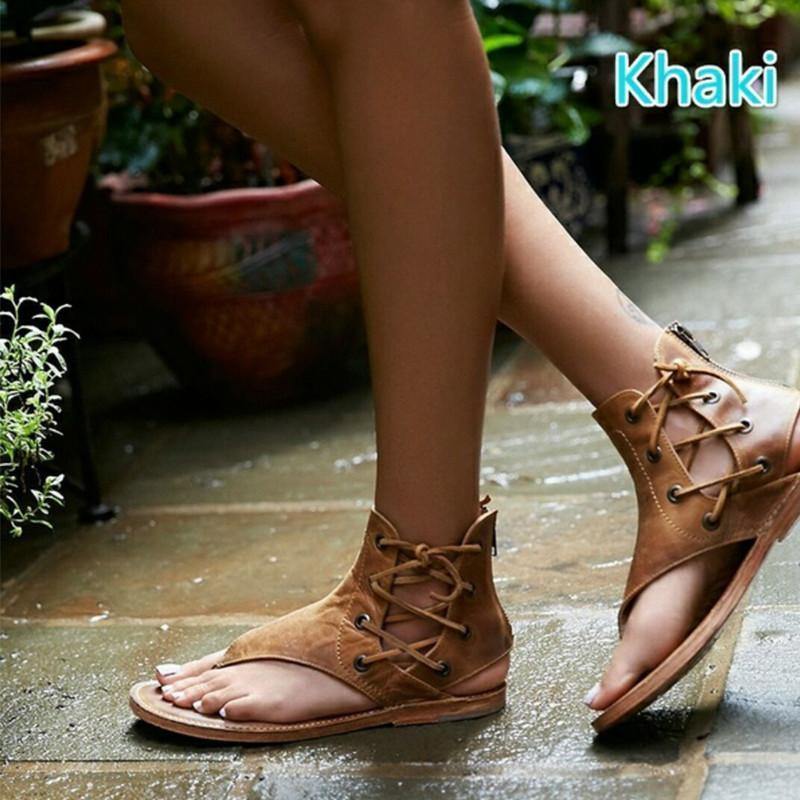 Women Summer Flip Flop Flat Sandals-STYLEGOING