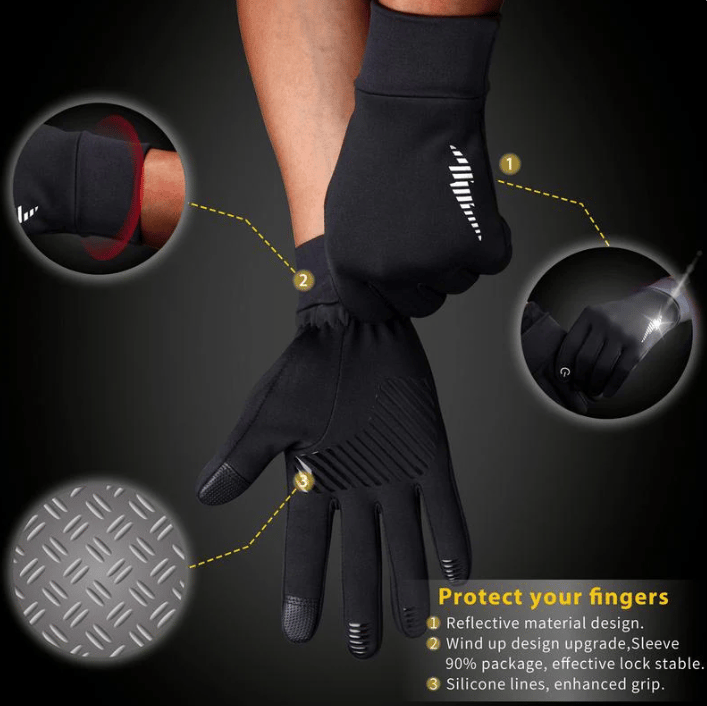 The AuraThermal Touch Gloves - Thermal, Touch Screen Compatible, and All-Weather Grip +  50% OFF